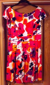 Size 14 Beautiful Dress with Fab Vivid Colours