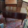 Rosewood Drop-Leaf Space-Saving Table Image 2