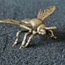 3 brass bees. Solid brass. Image 6