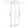 Sliding Door with Hardware Set 90x205 cm Tempered Glass&Aluminium Image 7