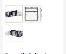 Dometic Drive Away Awning Rally 260 AIR Pro Awning Fits 220 to 300cm