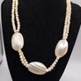 14 ct gold double strand pearl necklace Image 2