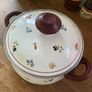 Rare Vintage Villeroy & Boch Petite Fleur Enamel Pot Image 4