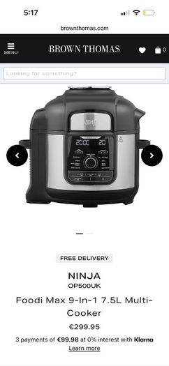Ninja Foodi Max 9-in-1 7.5L Multi-Cooker