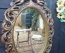 1950s Rare Cherub Mirror