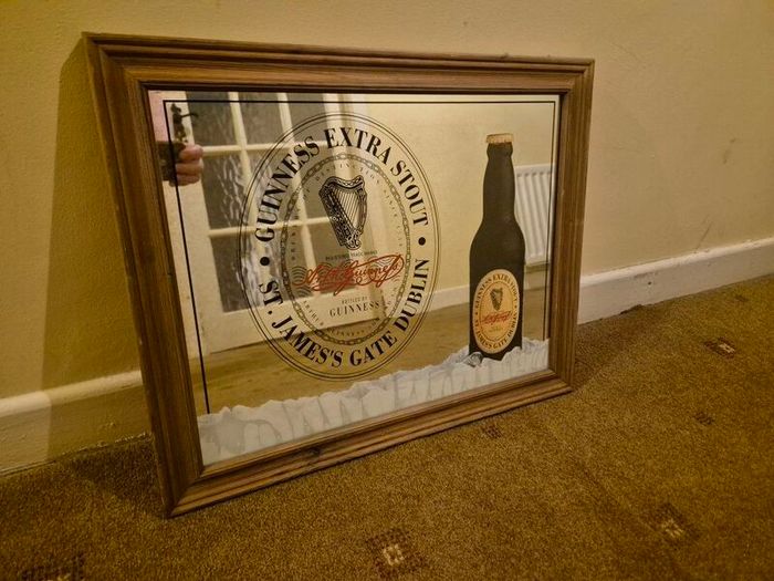 Guinness Extra Stout Pub Mirror