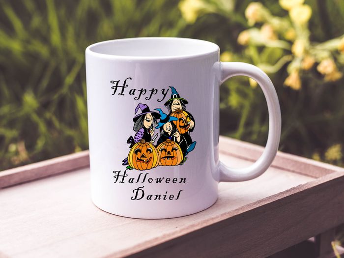 Personalised Novelty Halloween Mugs