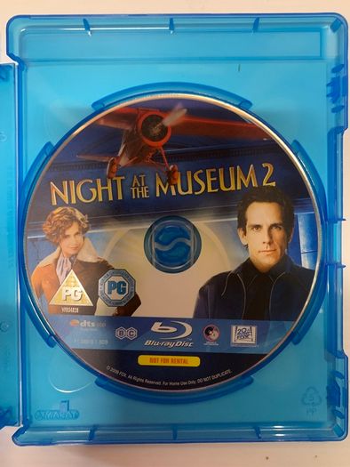 Night At The Museum 2 [2009] Ben Stiller in the lead role, Carla Gugino, Dick Van Dyke, Mickey Rooney, Bill Cobbs & Robin Williams [Blu-ray Movie]