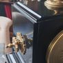 Antique french Mantel Clock working perfectly Beautiful  1800s Image 4