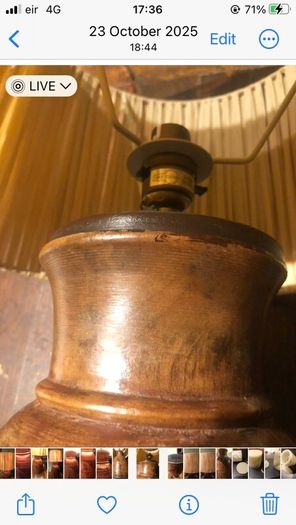 Vintage Himachal Pot/Table Lamp