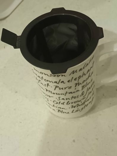 Whittard of Chelsea China Coffee Mug and  Lid