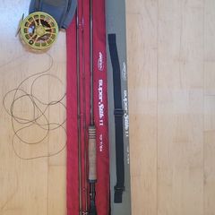 Airflo Super Stik II 10ft 7/8 fly rod and matched Hydros SL IV reel and loaded Int 7/8 line