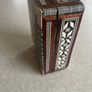 Wooden Mother of Pearl Inlay Jewelry Box Image 9