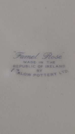 arklow famel rose pattern