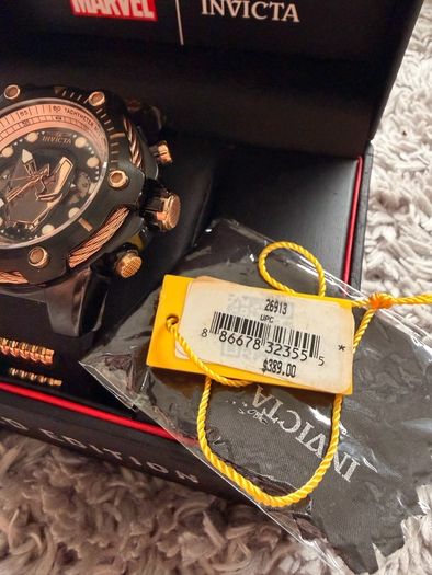 Marvel Comics Invicta 26913 51mm Iron Man LE #029/4000 Rose Watch NOS New Box