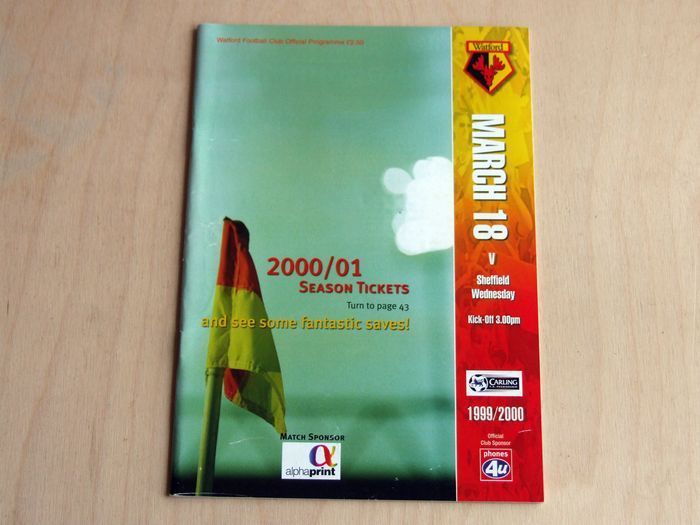 Watford Football Club programmes