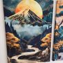 3 framed printed canvas 35x55cm each Image 7