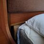 vintage bed frame with lockers Image 6