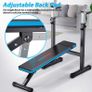 Adjustable Weight Bench with Dip Station Folding Heavy Duty Weight Lifting Bench Home Training Gym Multiuse Workout Bench (FREE POSTAGE) Image 4