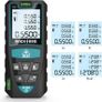 Laser Measure 50M/165ft,RockSeed Digital Laser Distance Meter with 2 Bubble Levels,Portable Laser Rangefinder M/in/Ft Unit Switching Backlit LCD and Measuring Distance/Area/Volume/Pythagorean Image 4