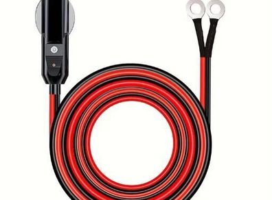 12/24V Heavy Duty Male To Male Car Plug Cable Charger Cord