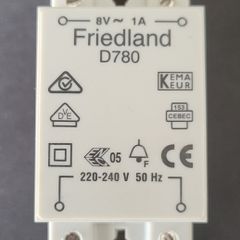 Honeywell Friedland D780 8V/1A Doorbell Transformer