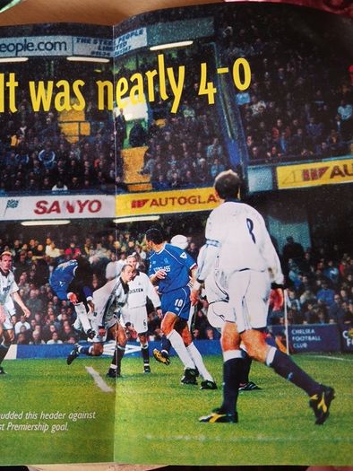 chelsea match programme  nov 2000