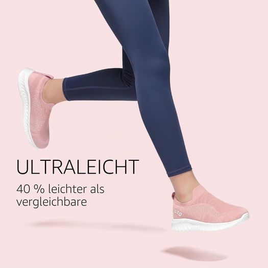 Brand New Womens Slip-on Memory Foam Trainers Supportive Work Shoes Long-Stand