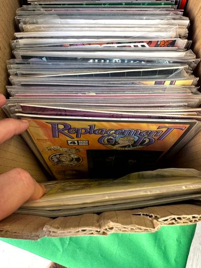 Image Long Comic Box w 275 comics for Sale