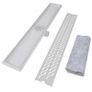 Linear Shower Drain 2 pcs Wave 830x140 mm Stainless Steel Image 4
