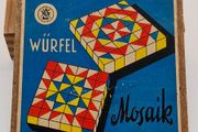 Wood blocks  vintage made in DDR mosaic