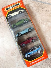 Matchbox 2023 Autobahn Express II 1:64 5-Pack (Volvo Ford Jaguar Dodge Subaru) NEW