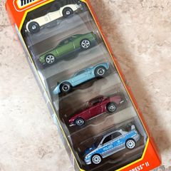 Matchbox 2023 Autobahn Express II 1:64 5-Pack (Volvo Ford Jaguar Dodge Subaru) NEW