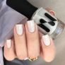 Nails plush Masura off white scattering of opals Image 3