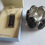 Black Newbridge Necklace and Sparkly Bracelet - Great Condition Image 5