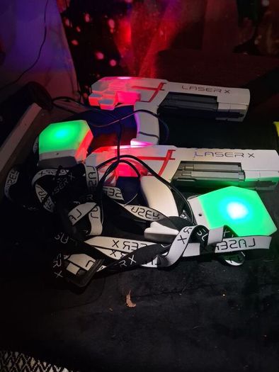 toy gun it's a laser x