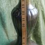 Antique Heavy Large Oil Lamp Holder, Candle Holder made of Brass Image 9