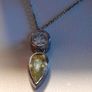 ladies silver chain and pendant Image 9