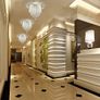 Modern Elegant Crystal Chandelier Lighting,K9 Ceiling Chandeliers Lights, 250mm, Beaded Light Shade with Clear Acrylic Jewel Droplets,Flush Mount LED Ceiling Light for Dining Room Bedroom Livingroom Image 6