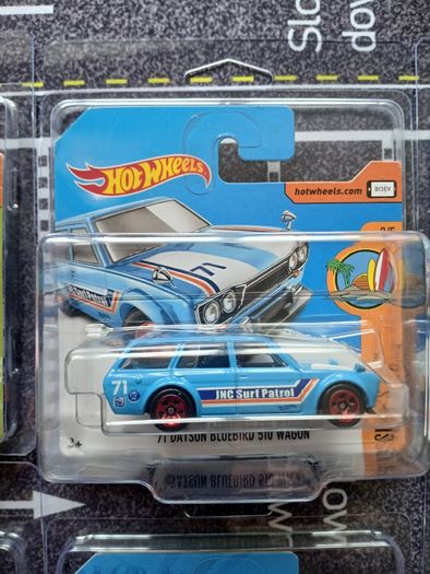 1/64 Hot Wheels Datsun 510 Wagon Lot x 6 , Plus Protectors