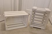White Wooden Crates for Hire/Rent
