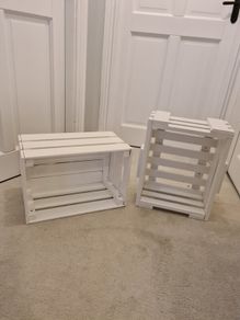 White Wooden Crates for Hire/Rent