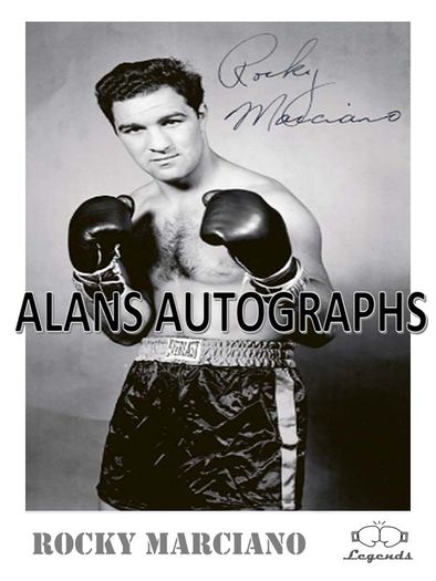 Rocky Marciano Autograph