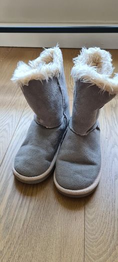 Winter suede boots
