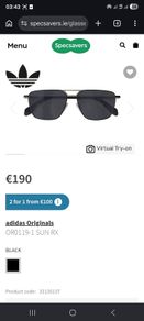 Adidas originals OR0119-1 SUN RX black