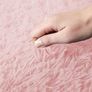 MULTIPLE SIZES/COLOURS AVAILABLE Area Rugs 50x80cm for Bedroom Anti Slip - Modern Super Soft Thick Pile Small Fluffy Shaggy Rug Non Shedding Image 2