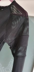 F&F black mesh top Sz S (8-10UK) - Bnwot