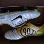 Football Boots Nike Air Zoom Total 90 III White/Gold (2004) Size 7UK SG Image 3