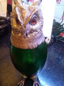 Vintage owl decanter