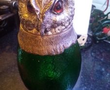 Vintage owl decanter
